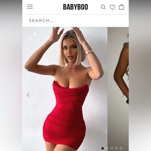 Short Red Babyboo Dress